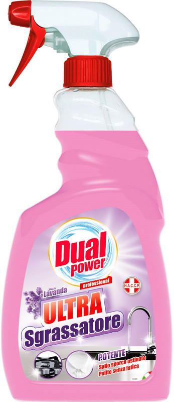 Засіб DUAL POWER для видалення жиру лаванда, 750мл